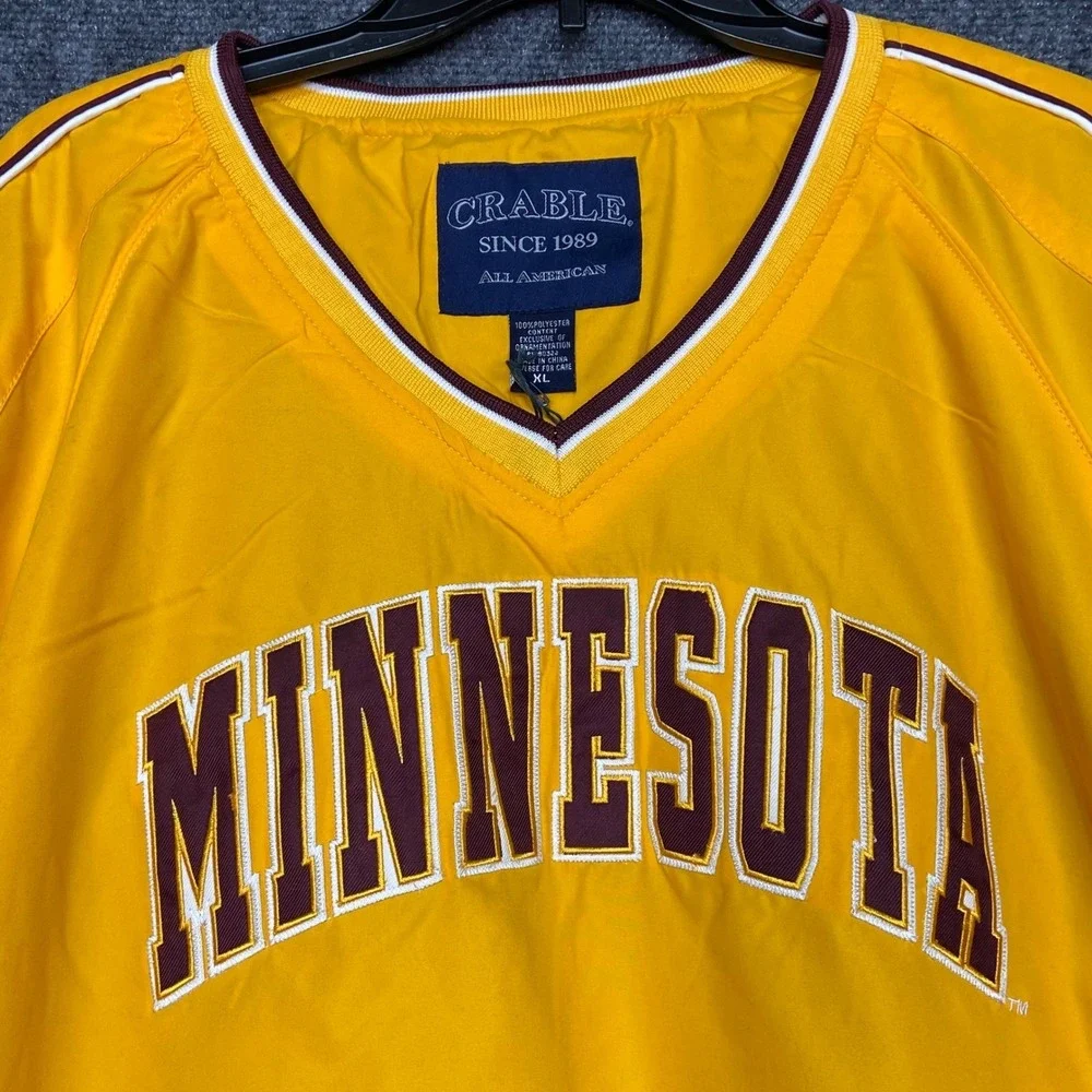 Crable Men's XL Minnesota Golden Gophers Vintage Pullover NCAA‎ Football 90s NWT
